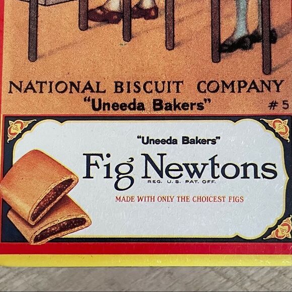 ๐บ Vintage Fig Newton National Biscuit Company Decorative Tin Retro Home Decor - Picture 9 of 11